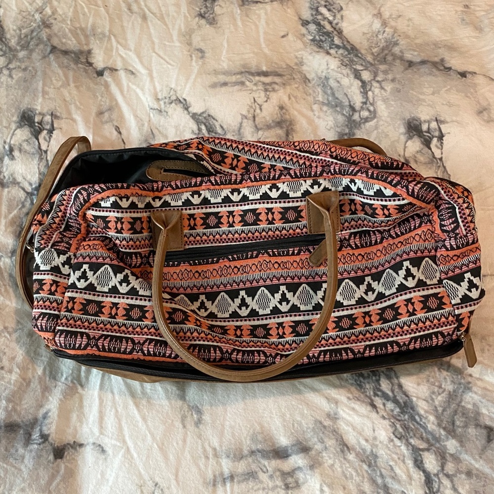 MyMealivos Canvas Weekender Bag with Shoe Pouch